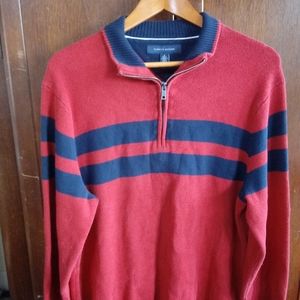Red Tommy Hilfiger Mens Medium sweater